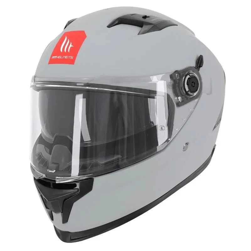 Casque moto integral | MT BRAKER SV A12 | GRIS NARDO MAT