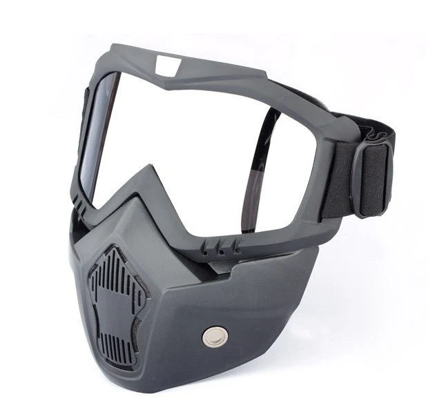Masque anti pollution moto - Silver