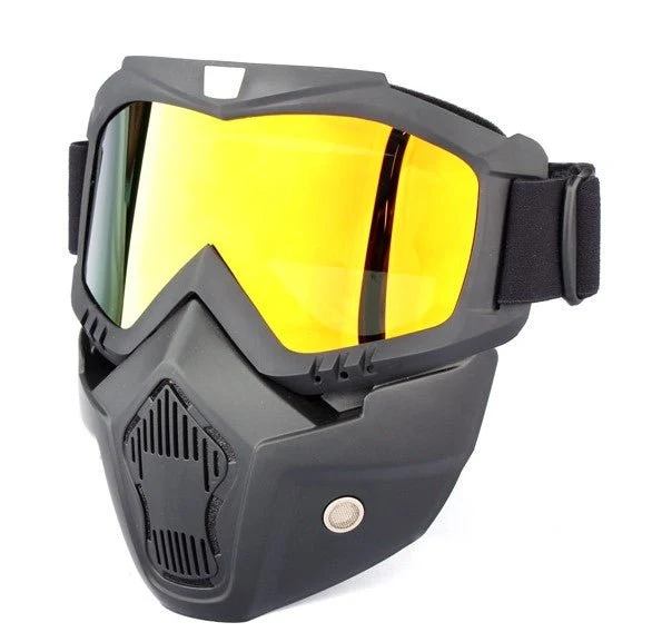 Masque moto - Bilens Or