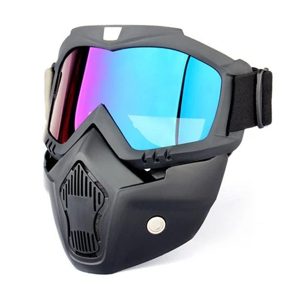Lunette et masque anti pollution moto