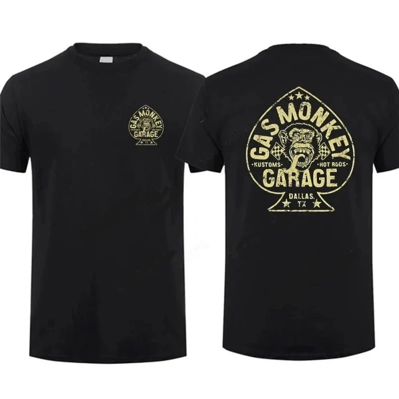 T-shirt Bikers - Gas Monkey As de Pique