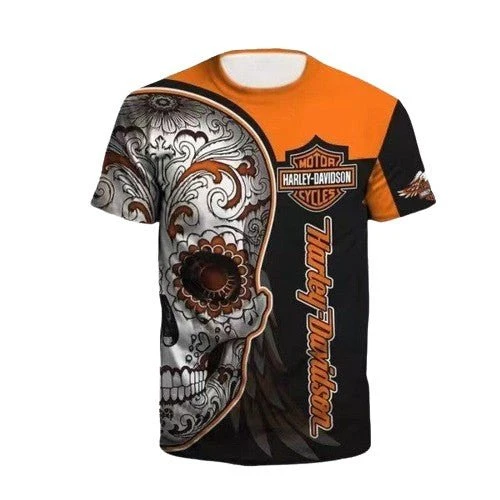 T-shirt Motard style Harley-Davidson – Tribal
