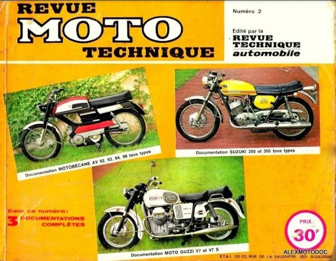 Manuel de réparation Suzuki T250 T350