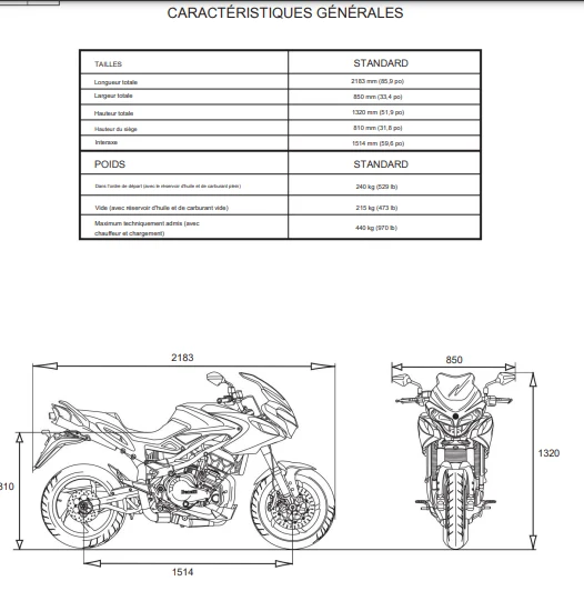 Manuel d'atelier Benelli 1130 Trek 2009 pdf français