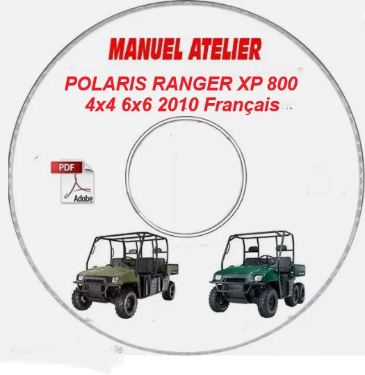 Manuel d'atelier Polaris XP 800 FI 2010