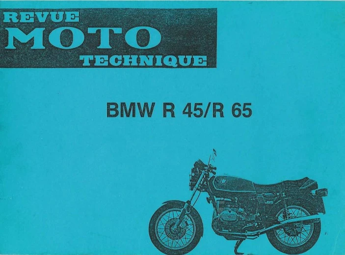 manuels d'atelier BMW R45 R65