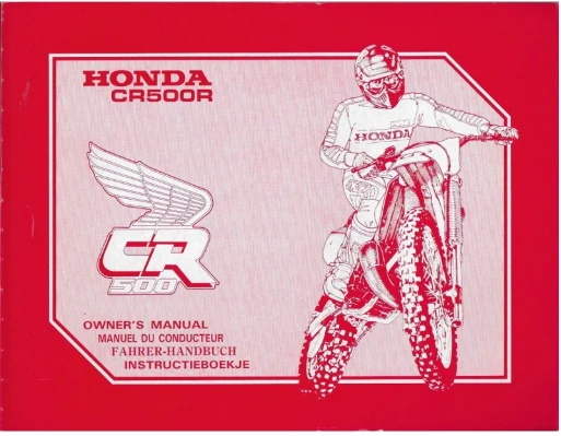 manuel d'atelier Honda 500 CR