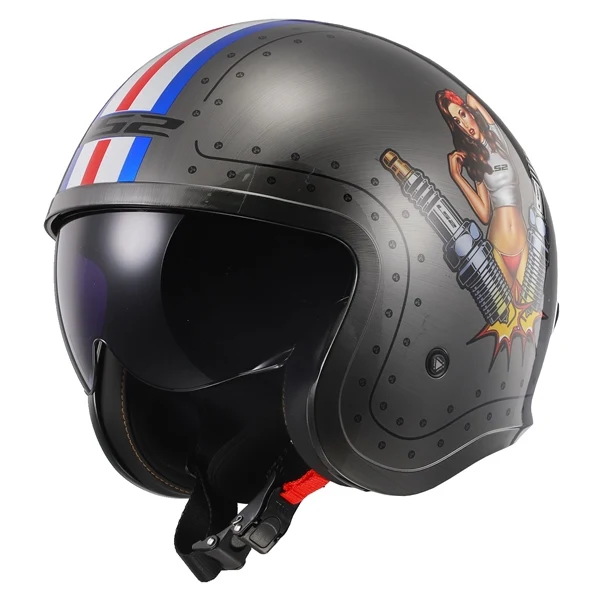 LS2 Spitfire Open-Face Helmet (396444)