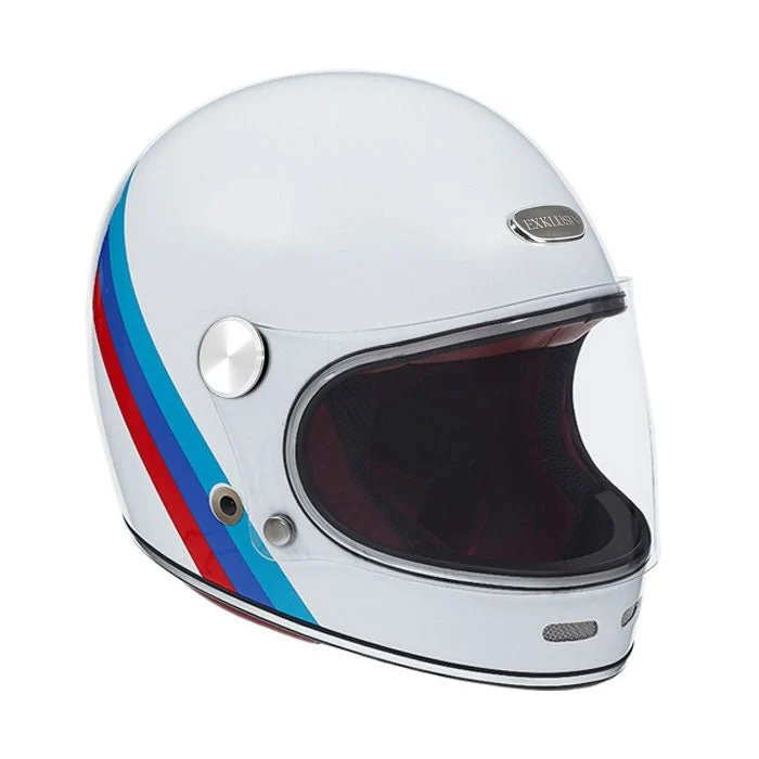 Casque Intégral Duke II Nation Blanc/Bleu/Rouge — EXKLUSIV
