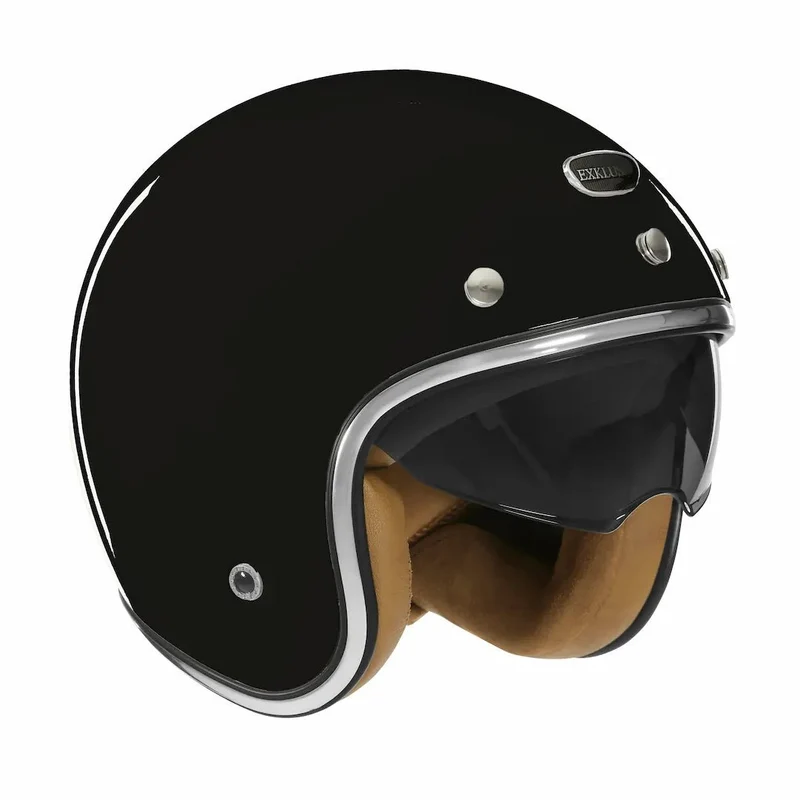Casque Jet Volt Noir Mat — Lunettes Incluses | EXKLUSIV Édition Limitée