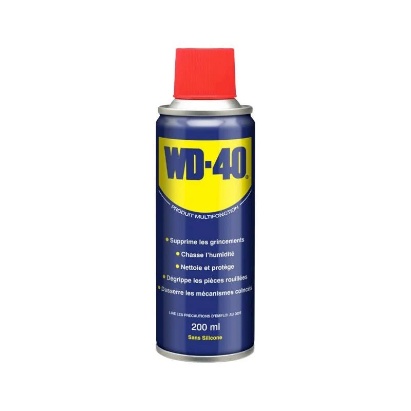 LUBRIFIANT WD-40 MULTIFONCTION CLASSIQUE (AEROSOL 200 ml)