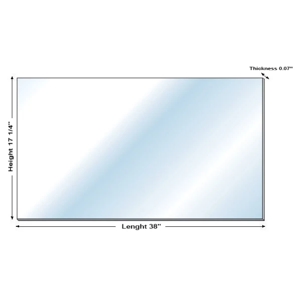 Kimpex Deluxe G.E. ® Lexan ® Polycarbonate Windshield Blank (274677)