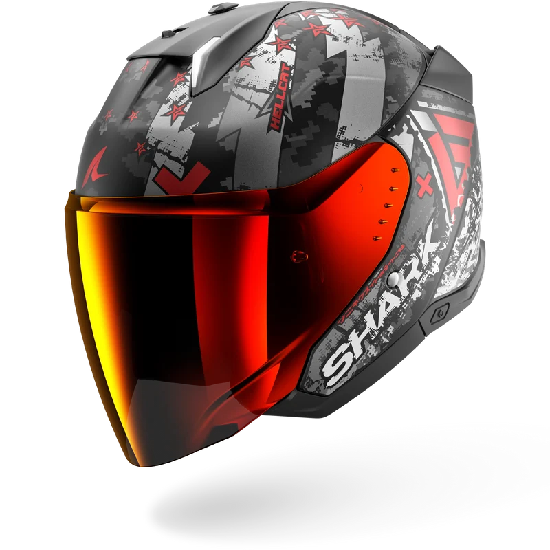 SKWAL i3 JET Hellcat Matte Black Chrome Red