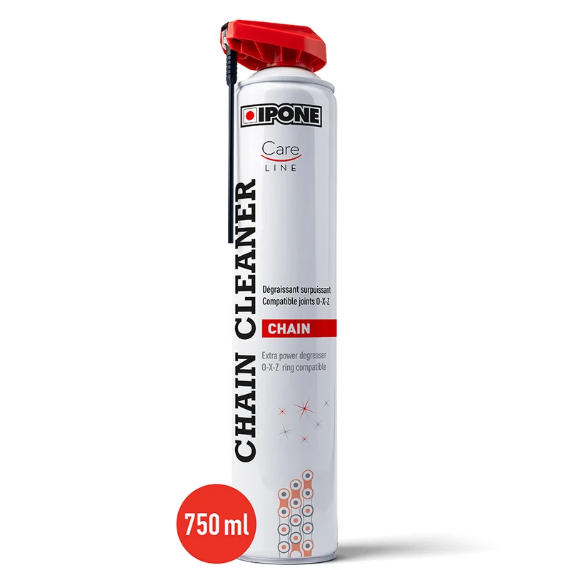 Nettoyant Chaîne Moto Ipone Chain Cleaner 750ml — Compatible O/X-Ring