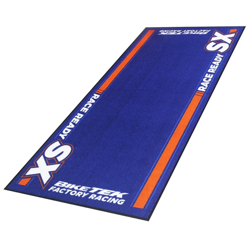 Tapis de Garage Moto Race Ready SX | 190x80cm | Biketek Series 5