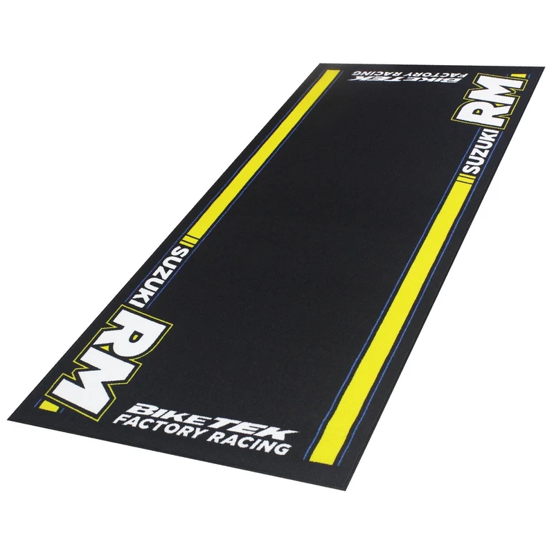 Tapis de Garage Moto Suzuki RM | 190x80cm | Biketek Series 5