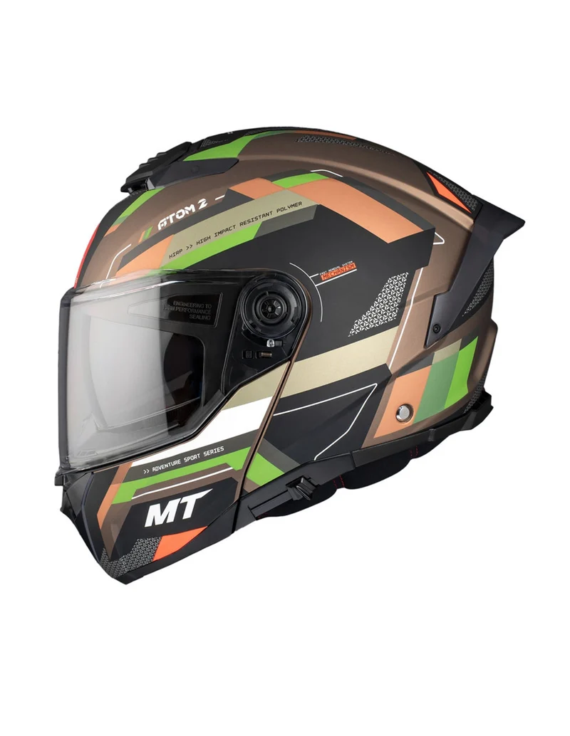 MT ATOM 2 SV BAST MODULAR CASCO DE MOTO A6 MATE
