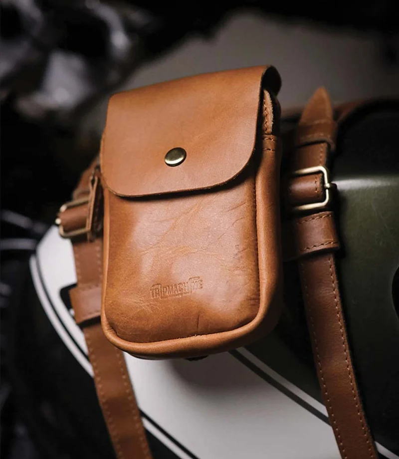 Paraserbatoio Vintage Tan per Triumph 400cc
