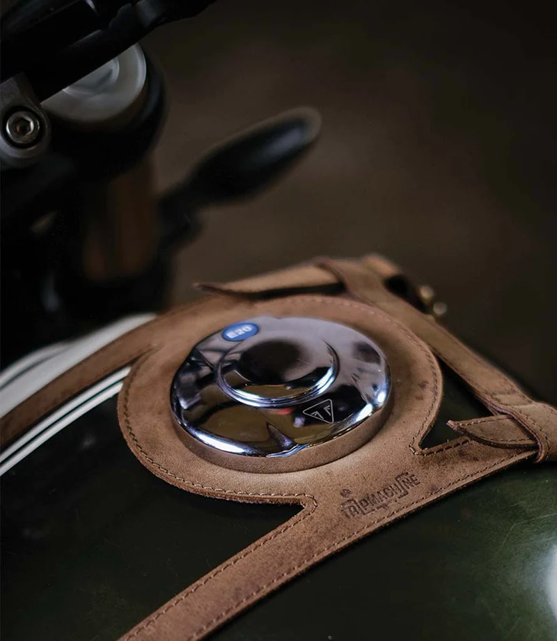 Paraserbatoio Marrone per Triumph 400cc