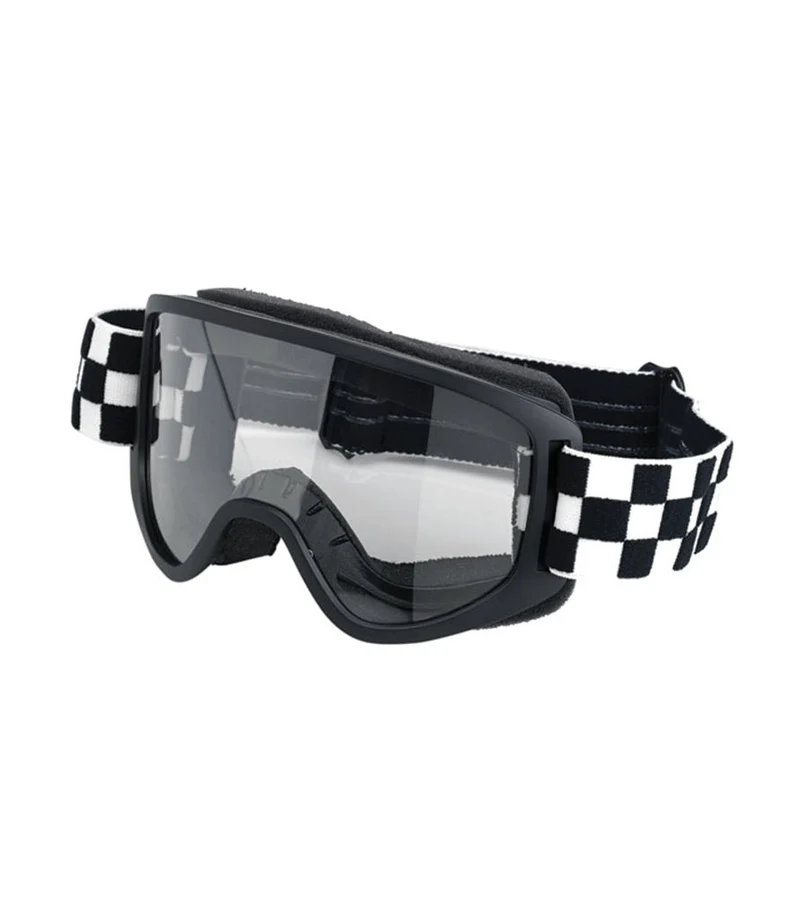 Mascherina Moto 2.0 Biltwell Nera / Scacchi