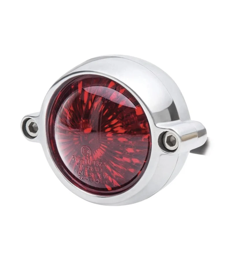 Fanale Posteriore Eldorado LED Silver Lucido - Omologato