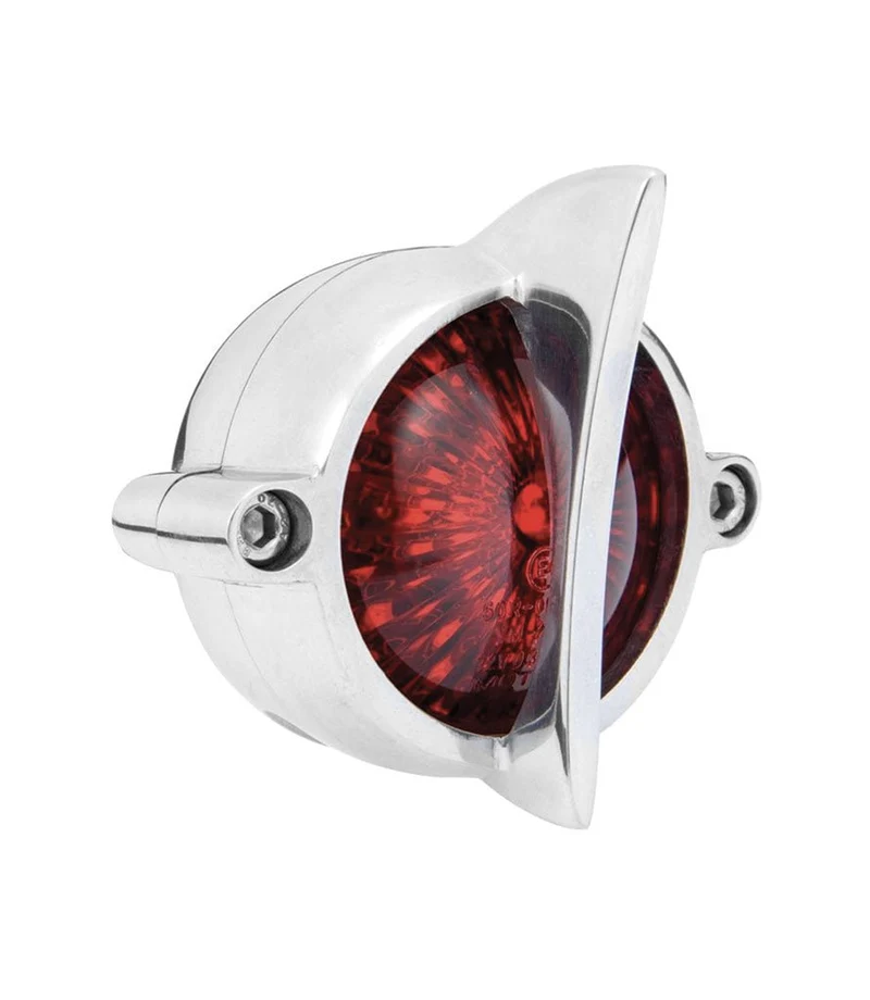 Fanale Posteriore Motone Cuda LED – Silver - Omologato