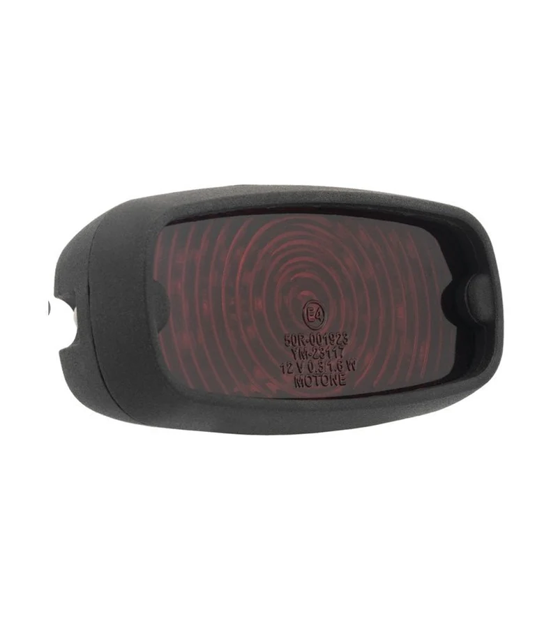 Fanale Posteriore LED Motone GORT - Nero Opaco