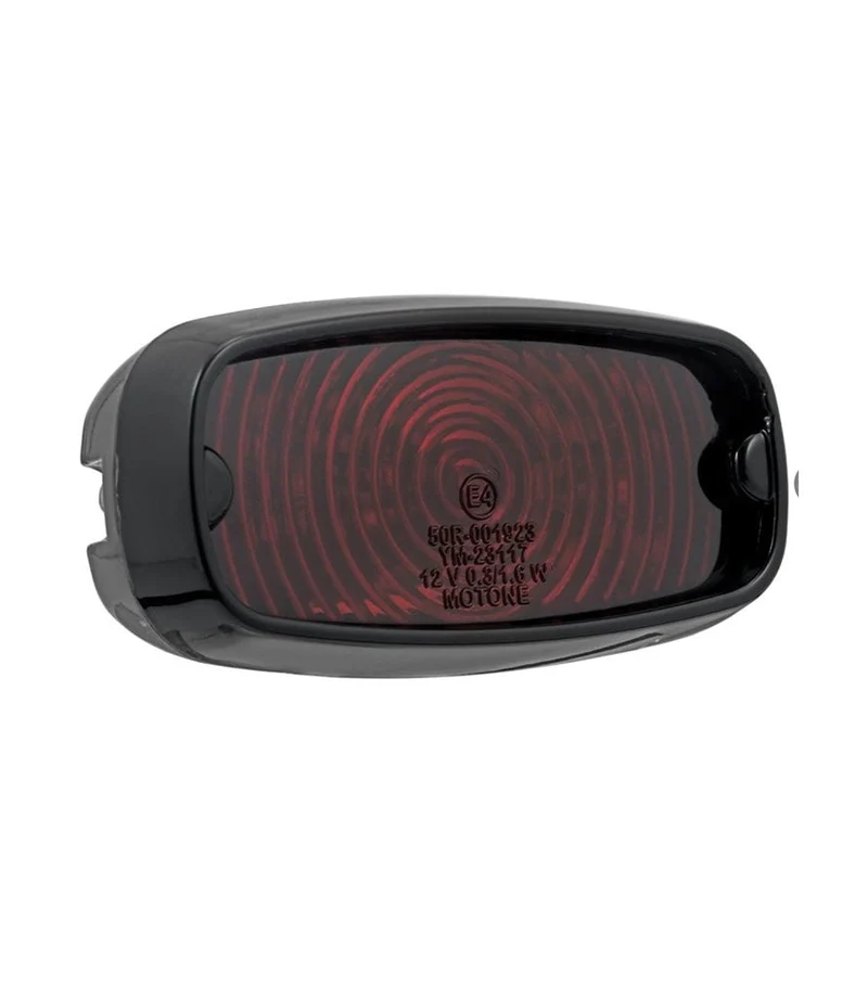 Fanale Posteriore LED Motone GORT - Nero Lucido