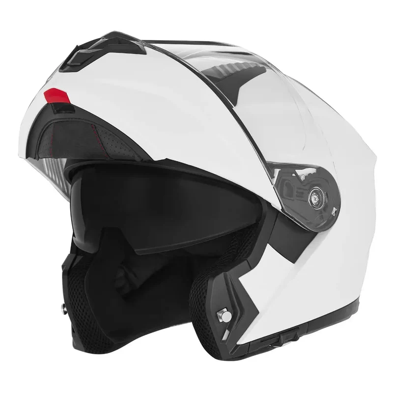 Casque Moto Modulable N968 Blanc Perle | NOX