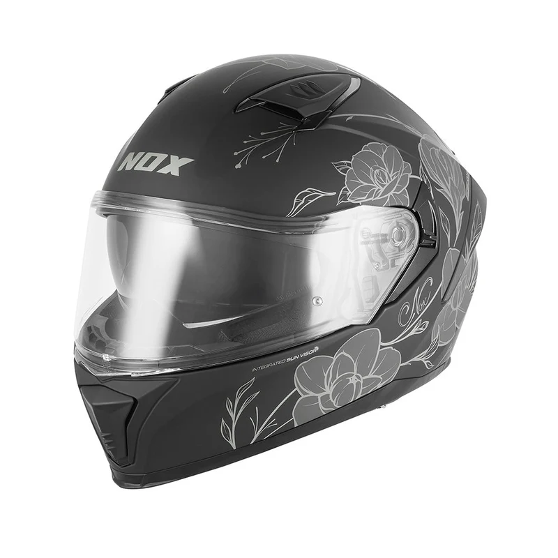 Casque Moto Intégral N402 Spring Argent | NOX