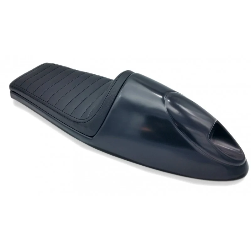 Selle moto coque Deluxe Noire ou Marron | C.Racer