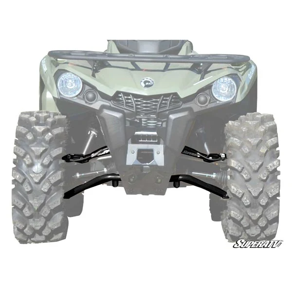 SuperATV High-Clearance 1.5" Forward Offset A-Arms w/ Keller Per. Joints (AA-CA-GEN2-1.5HCBK02)