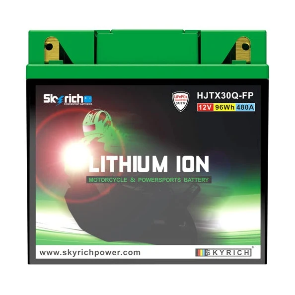 Batterie Moto Lithium 12V — Remplace YTX30L-BS