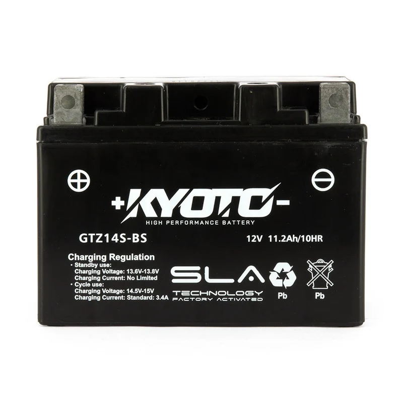 Batterie Moto Kyoto YTZ14S-BS — AGM 12V Sans Entretien