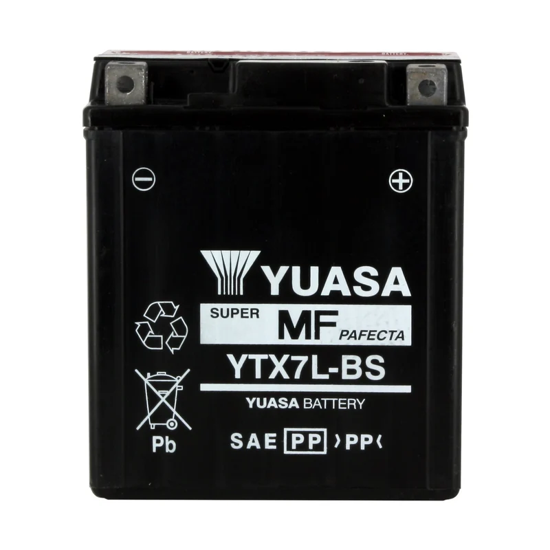 Batterie Moto Yuasa YTX7L-BS — AGM 12V Sans Entretien