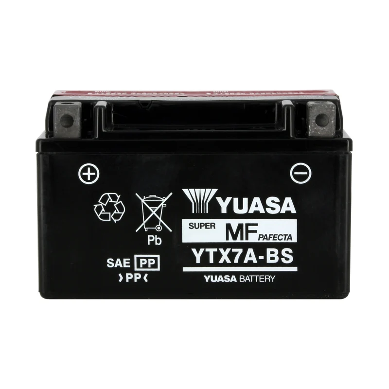 Batterie Moto Yuasa YTX7A-BS — AGM 12V Sans Entretien