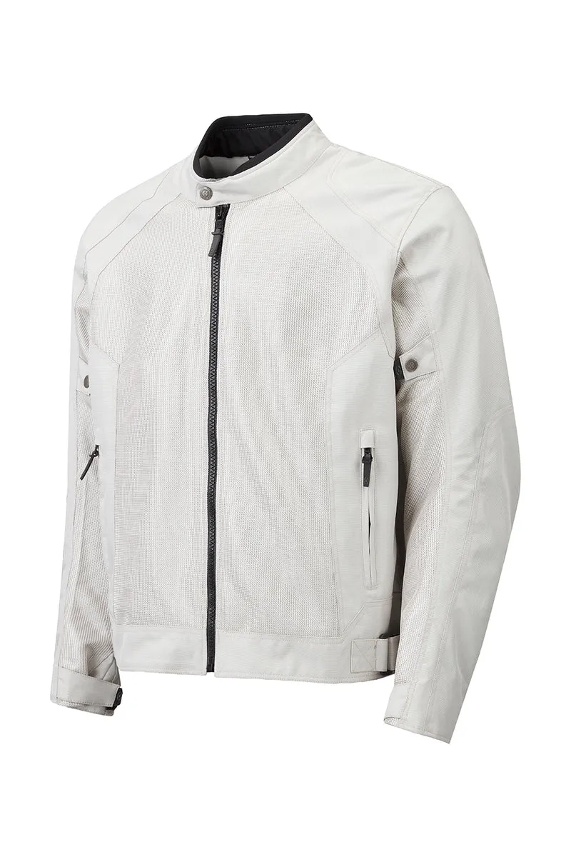 Blouson Moto Été Textile Femme Gris – Coupe Ajustée CE