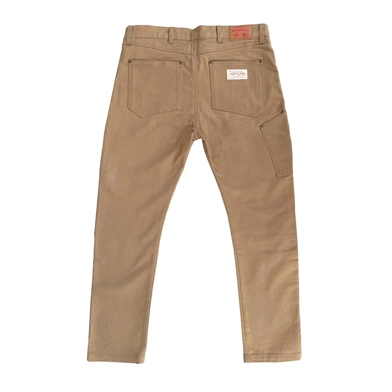 Pantalon moto SERVICE PANT Desert khaki CE AA | Age of Glory