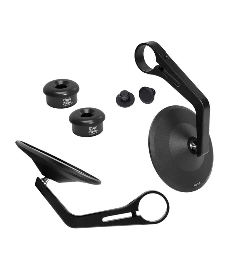 Kit Specchietti Bar End Rocker con Adattatori per Moto Guzzi V7 850