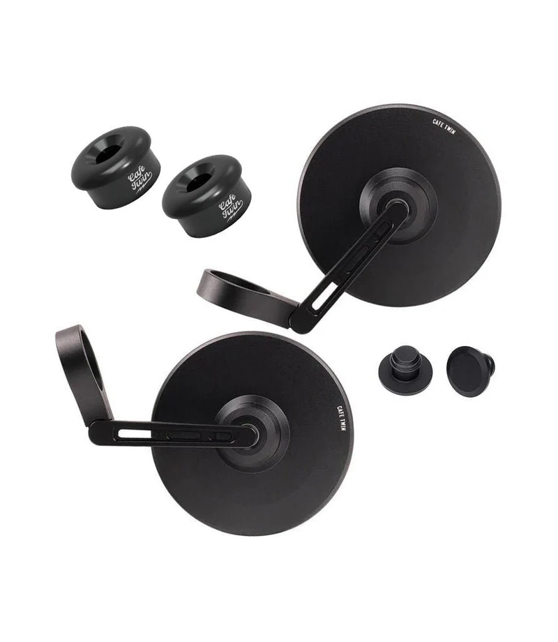 Kit Specchietti Bar End Slim con Adattatori per Moto Guzzi V7 850