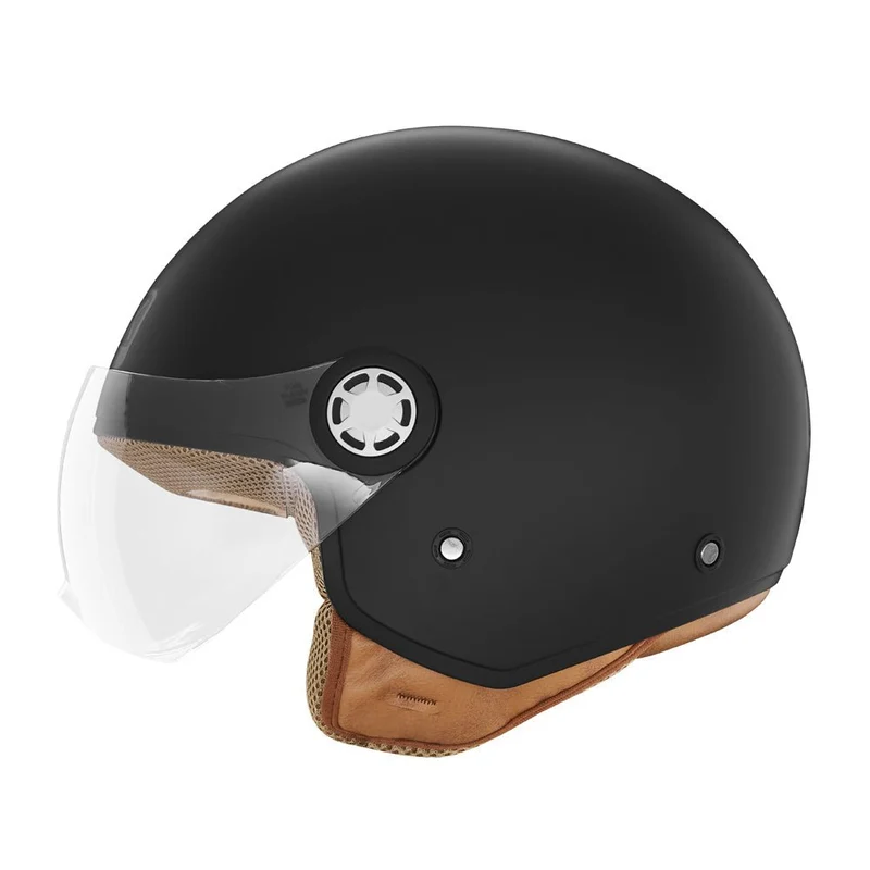 Casque Moto Jet N210 EVO Noir Mat | NOX