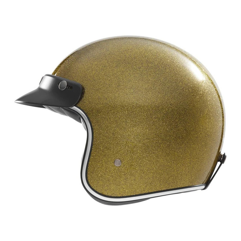 Casque Moto Jet N243 Paillete Or | NOX