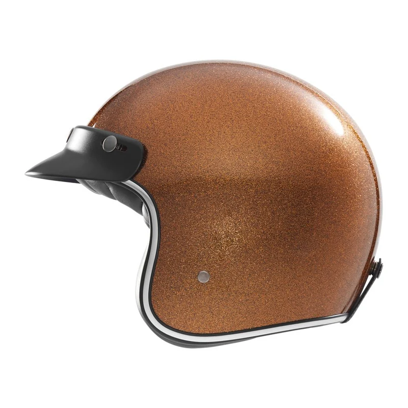Casque Moto Jet N243 Paillete Cuivre | NOX