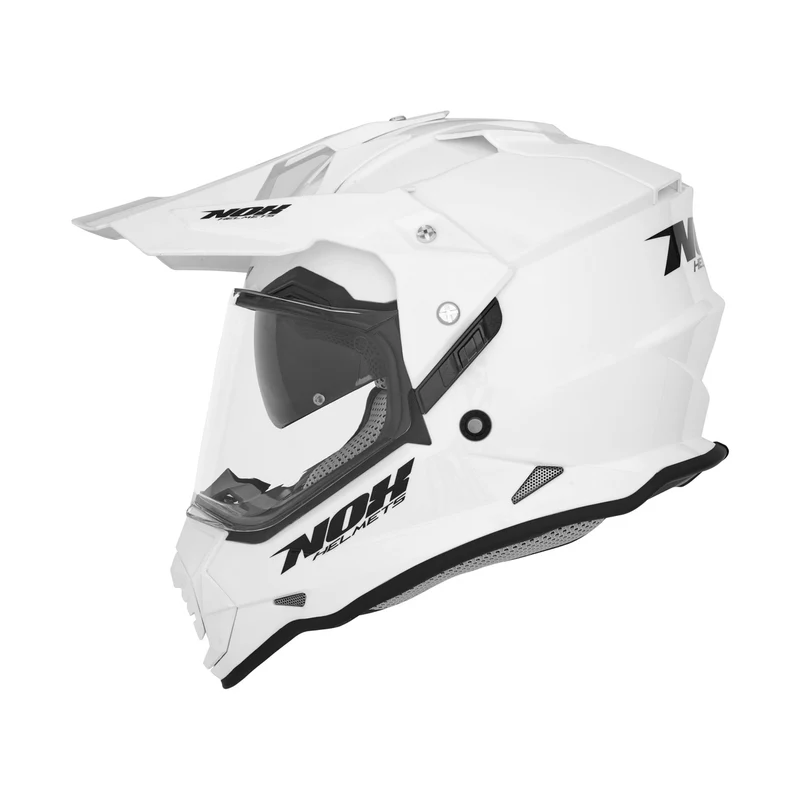 Casque Moto Adventure N312 Blanc Perle | NOX