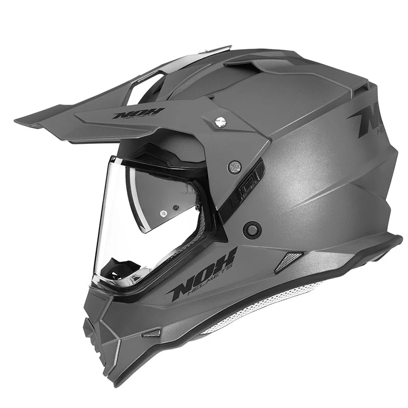 Casque Moto Adventure N312 Titanium Mat | NOX