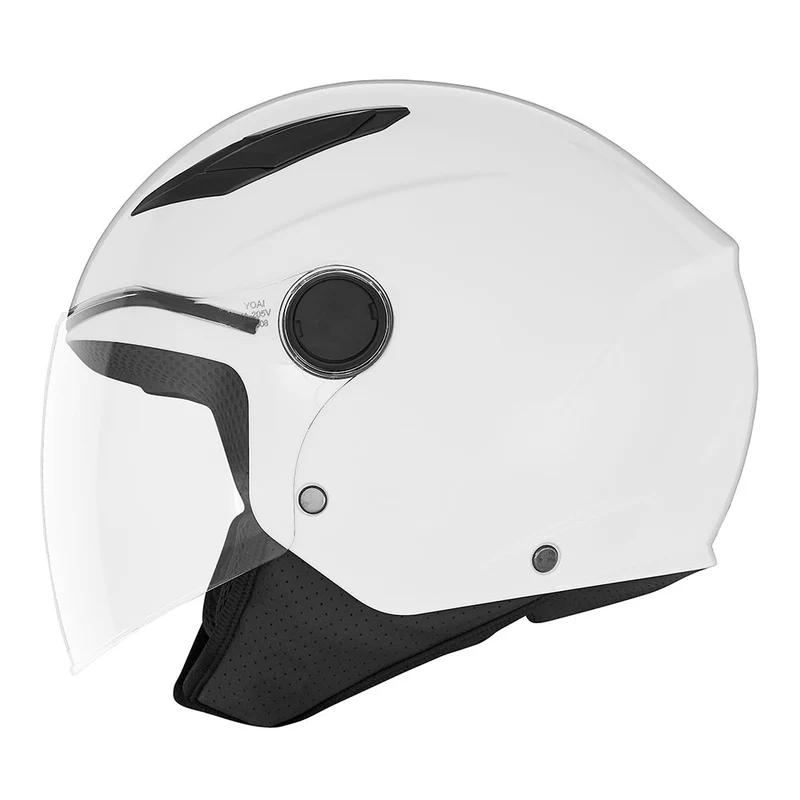 Casque Moto Jet N710 Blanc Perle | NOX