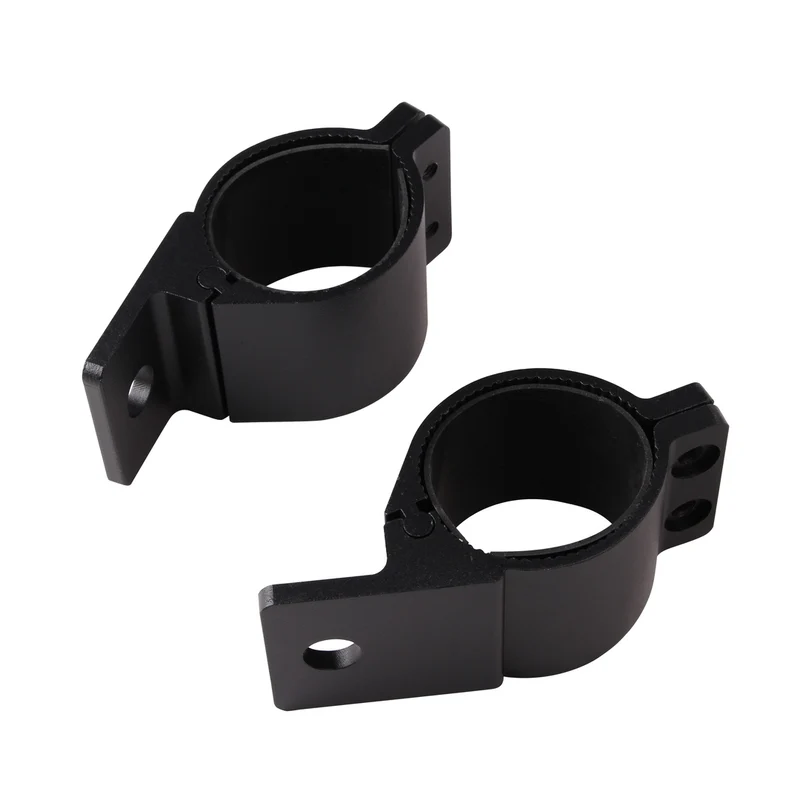 Fixation Projecteur LED 54MM — Collier Aluminium Noir