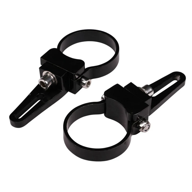 Fixation Projecteur LED 32MM — Collier Aluminium Noir