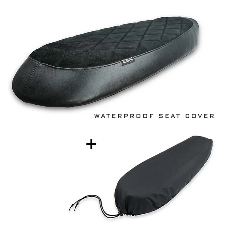 Selle plate classique pour Interceptor et Continental GT | Bonvent Motorbikes