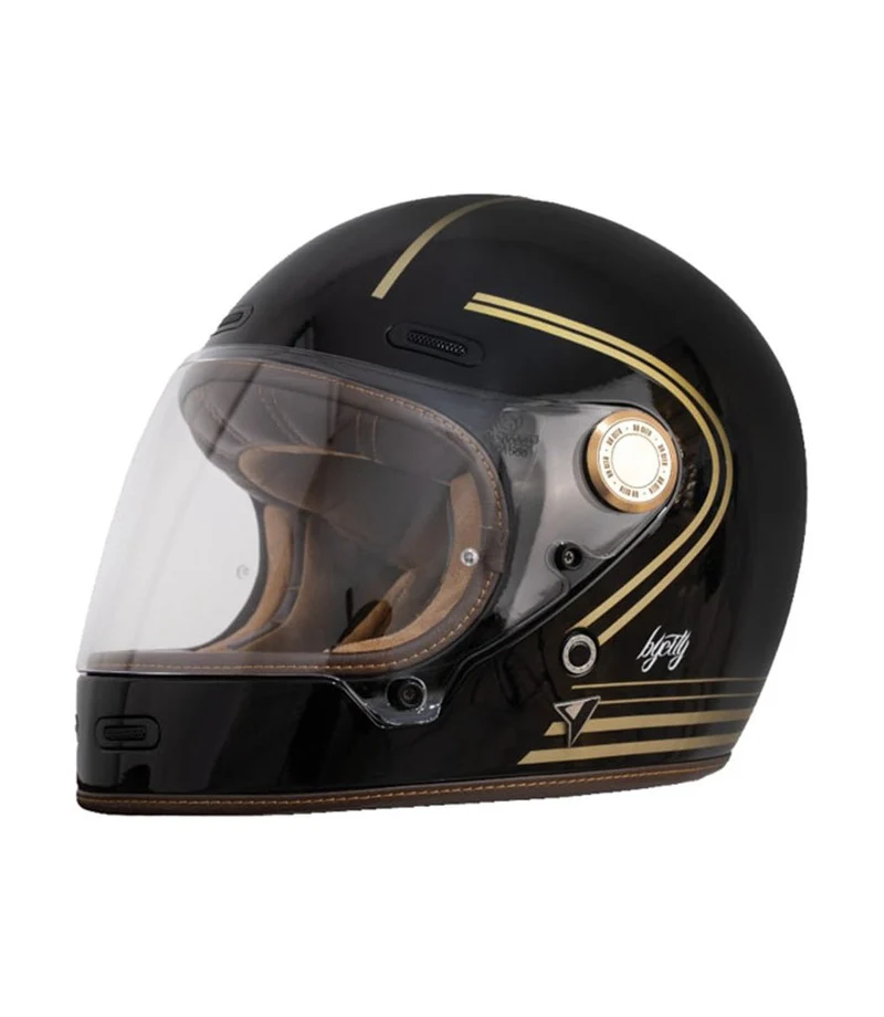 Casco Integrale Roadster III Oro e Nero - By City